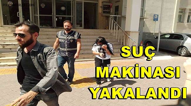Kayseri'de suç makinası yakalandı
