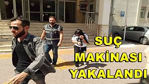 Kayseri'de suç makinası yakalandı
