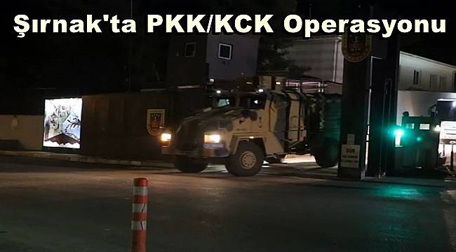 Şırnak'ta PKK/KCK operasyonuna 14 gözaltı 