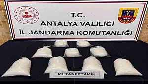 Antalya’da 5,5 kilo metamfetamin ele geçirildi 