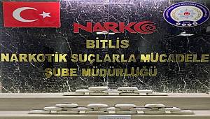 Bitlis’te durdurulan araçtan 12 kilo metamfetamin çıktı 