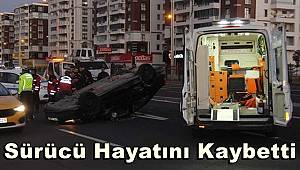 Diyarbakır'da takla atan otomobilin sürücüsü öldü