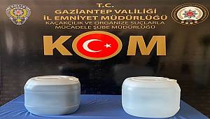 Gaziantep'te 60 litre sahte alkol ele geçirildi