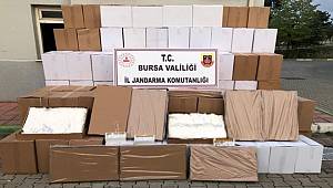 Jandarmadan 1 milyon 750 bin kaçak makaron operasyonu 