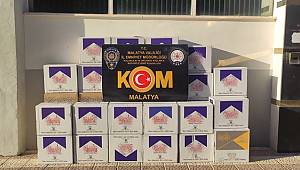 Malatya'da 879 bin kaçak makaron ele geçirildi