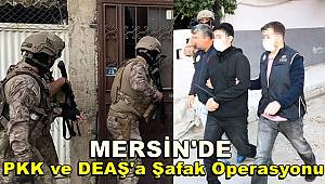 Mersin'de PKK ve DEAŞ'a şafak operasyonuna 13 gözaltı