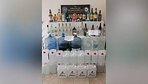 Sahte içki operasyonunda 2 kardeş gözaltına alındı 
