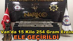 Van'da 15 Kilo 254 Gram Eroin Ele Geçirildi