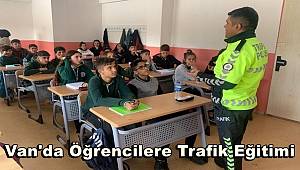 Van'da Öğrencilere Trafik Eğitimi