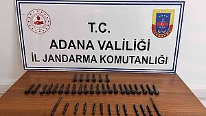 Adana’da 28 adet tabanca namlusu ele geçirildi 