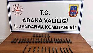 Adana’da 28 adet tabanca namlusu ele geçirildi