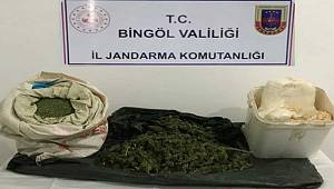 Bingöl'de 9 kilo esrar ele geçirildi 