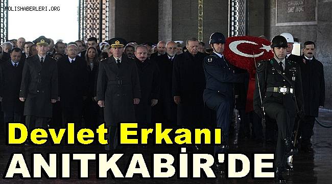 Devlet Erkanı Anıtkabir'de 