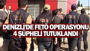 FETÖ operasyonunda 4 şüpheli tutuklandı