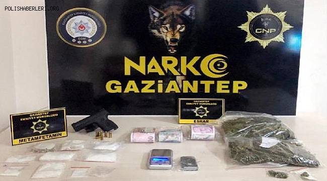 Gaziantep'te uyuşturucu operasyonunda 18 şüpheli yakalandı 