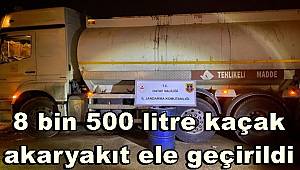 Hatay’da 8 bin 500 litre kaçak akaryakıt ele geçirildi 