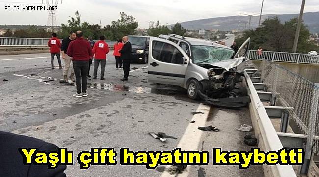 Hatay’da trafik kazasında yaşlı çift hayatını kaybetti
