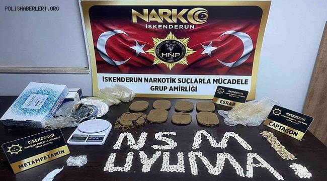 Hatay’da uyuşturucu operasyonu 