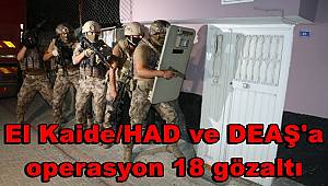 İstanbul'da El Kaide/HAD ve DEAŞ'a operasyonuna 18 gözaltı 