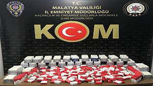 Malatya polisinden kaçakçılara operasyon