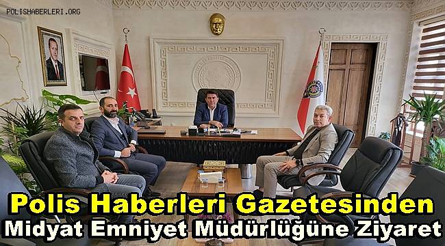 Midyat İlçe Emniyet Müdürü Koç'a Hayırlı Olsun Ziyareti 