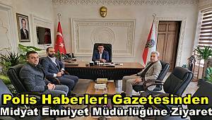Midyat İlçe Emniyet Müdürü Koç'a Hayırlı Olsun Ziyareti