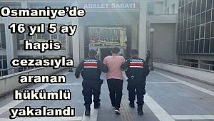 Osmaniye’de 16 yıl 5 ay hapis cezasıyla aranan hükümlü yakalandı 