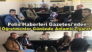 Polis Haberleri Gazetesi'nden 24 Kasım Öğretmenler Gününde Anlamlı Ziyaret