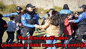 Van Emniyeti'nden çocuklara özel uçurtma şenliği 