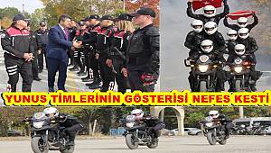 Yunus timlerinin gösterisi nefes kesti