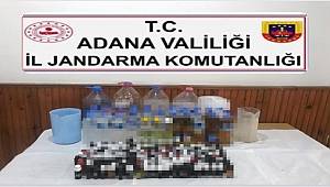Adana’da bin 71 litre sahte ve kaçak alkol ele geçirildi 