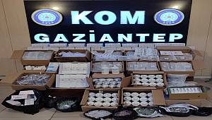 Gaziantep'te kaçak ilaç operasyonunda iki şüpheli yakalandı 