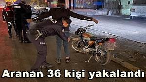 Gaziantep'te narko alan operasyonunda aranan 36 kişi yakalandı 