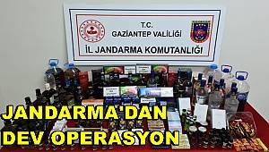 Gaziantep'te sahte içki ve kaçakçılık operasyonunda 35 şüpheli yakalandı 
