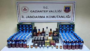 Gaziantep'te yılbaşı öncesinde sahte ve kaçak içki operasyonuna 7 gözaltı