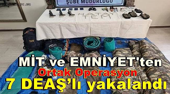 Hatay’da 7 DEAŞ’lı yakalandı