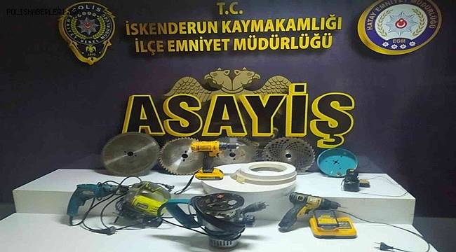 İskenderun’da işyerine giren hırsızlık şüphelisi yakalandı 