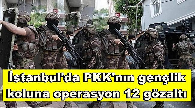 İstanbul'da PKK'nın gençlik koluna operasyon, 12 gözaltı