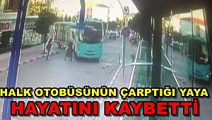 Manisa'da Halk Otobüsünün Çarptığı Yaya Hayatını Kaybetti