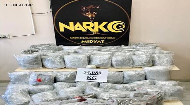 Mardin’de 96 kilo uyuşturucu ele geçirildi
