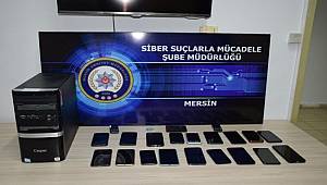 Mersin merkezli nitelikli dolandırıcılık operasyonunda 59 zanlı yakalandı