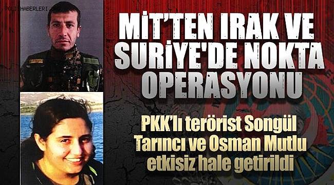 MİT'ten Kuzey Irak ve Suriye'de özel operasyon! PKK'nın 2 kritik ismi öldürüldü 