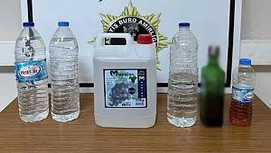 Şanlıurfa’da 10 litre etil alkol ele geçirildi 
