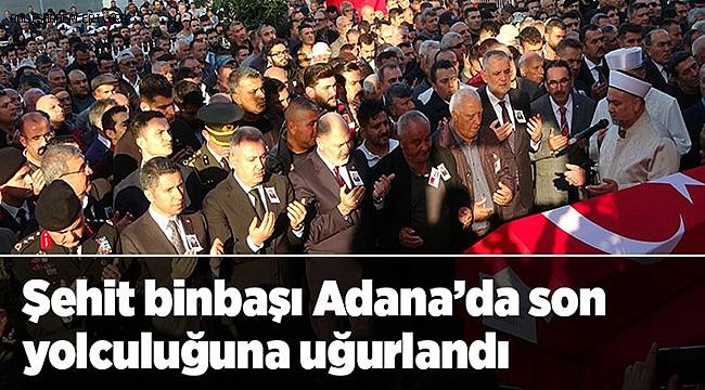 Şehit binbaşı Adana’da son yolculuğuna uğurlandı