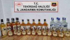 Tekirdağ’da yılbaşı öncesi kaçak içki operasyonu