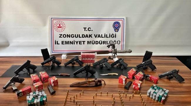 Zonguldak'ta suç örgütüne ‘Silindir' operasyonu, 11 gözaltı 