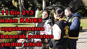 11 bin 213 kadın KADES uygulamasına basarak polisten yardım istedi 