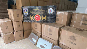 Adana’da 13 milyondan fazla doldurulmuş sigara ele geçirildi