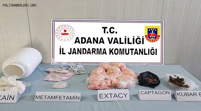 Adana'da 28 bin 286 adet uyuşturucu hap ele geçirildi 