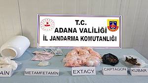 Adana'da 28 bin 286 adet uyuşturucu hap ele geçirildi 